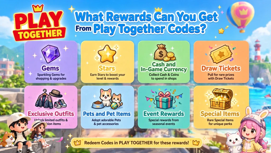 Rewards From Play Together Codes
